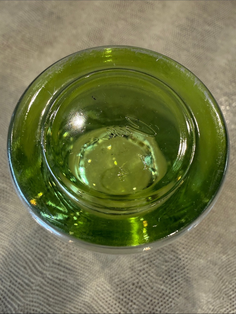 Vintage Colored Base Clear Shot Glasses - Set of 4 - Picture 14 of 16